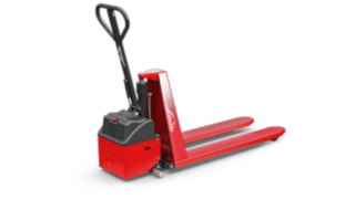 Il transpallet manuale con sistema di sollevamento a forbice M10 L/XE di Linde Material Handling Il transpallet manuale con sistema di sollevamento a forbice M10 L/XE di Linde Material Handling