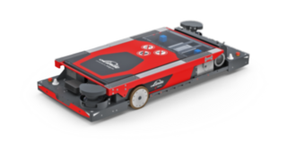 Il robot trasportatore autonomo C-MATIC HP di Linde in azione.