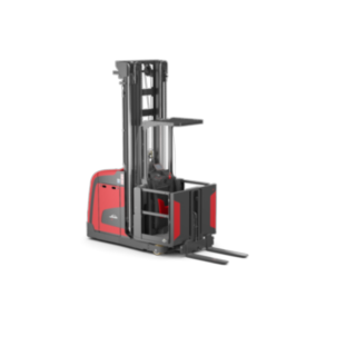 Il carrello commissionatore verticale V modular consente massime prestazioni durante i prelievi ad altezze elevate. 