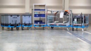 Trolley di varie dimensioni, con diversi equipaggiamenti e pneumatici