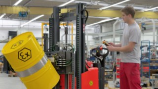Carrelli elevatori antideflagranti a marchio Linde Material Handling con struttura progettata per prevenire le esplosioni Carrelli elevatori antideflagranti a marchio Linde Material Handling con struttura progettata per prevenire le esplosioni